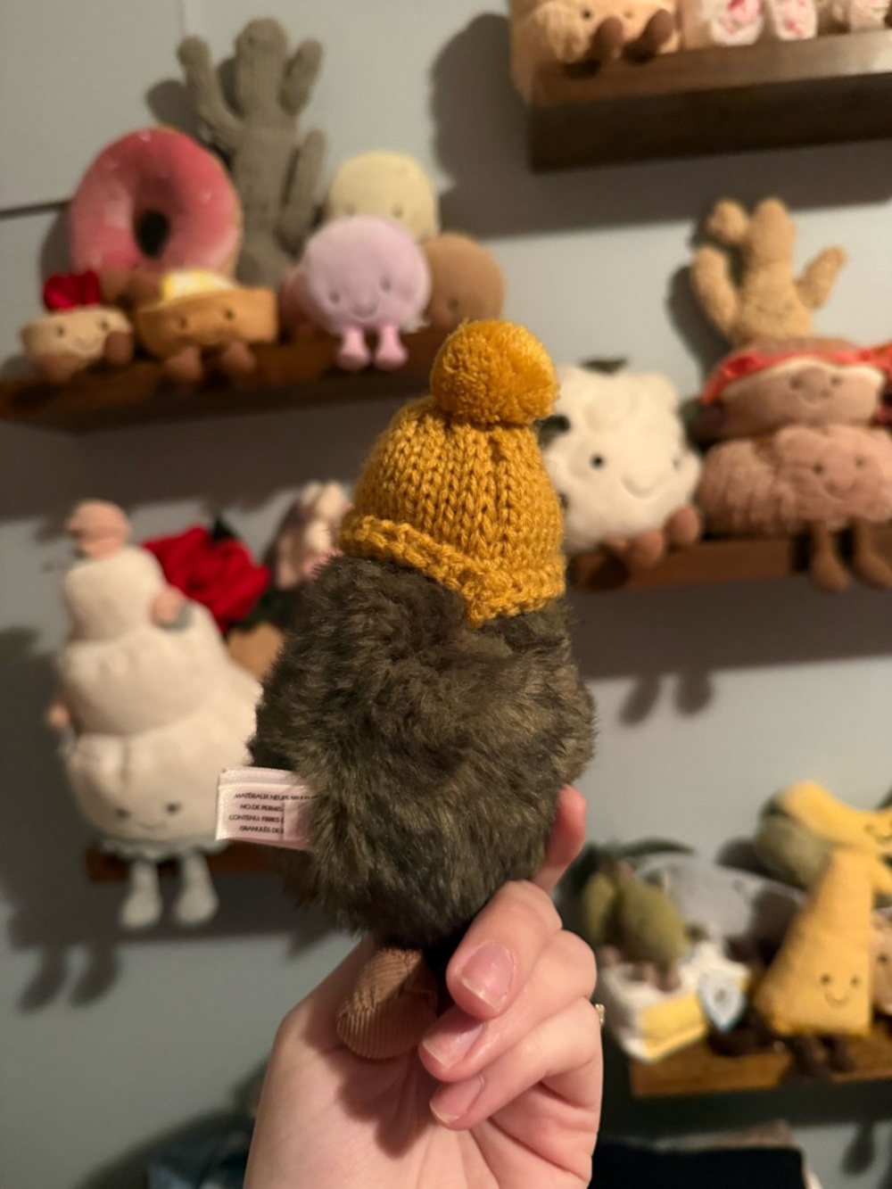Jellycat Avocado Plush with Knit Hat - Picture 2 of 3